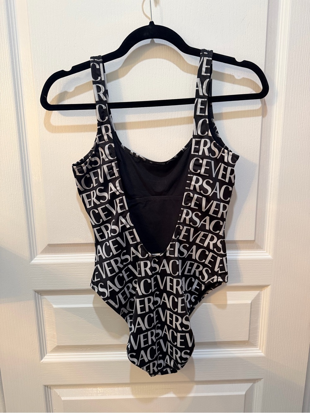 Versace all-over logo print one-piece Size 3 - Picture 9 of 16